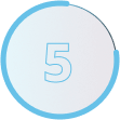Five in circle