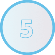 Five in circle