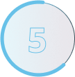 Five in circle