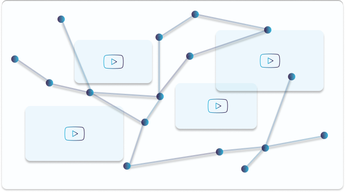 chart with youtube logos