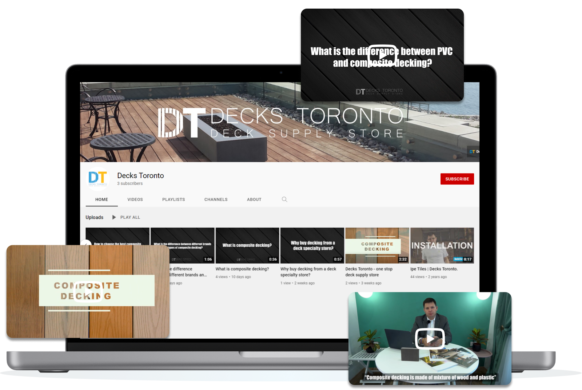 Youtube Promotion for Decking Company