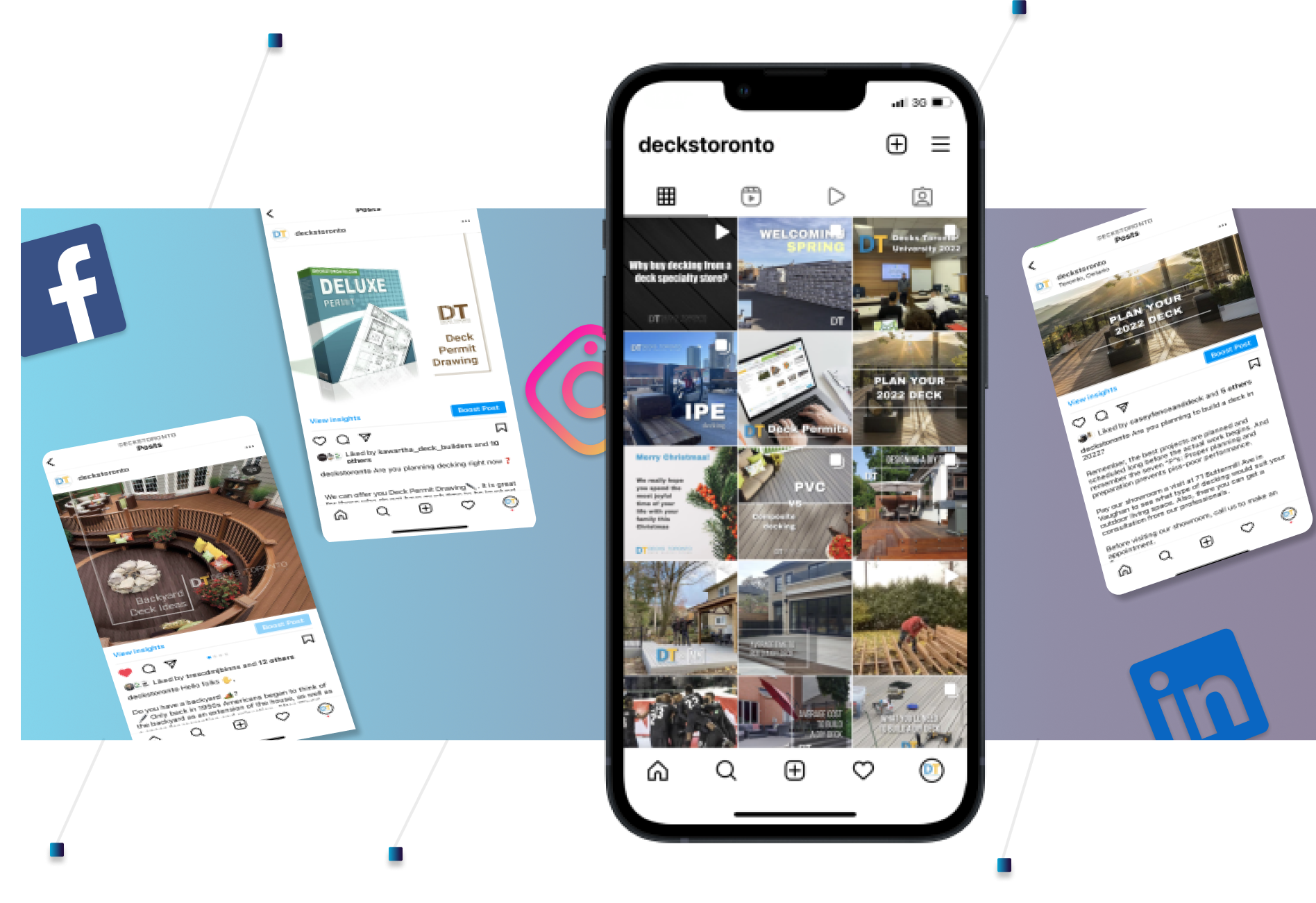 Social Media Marketing for Decking Company
