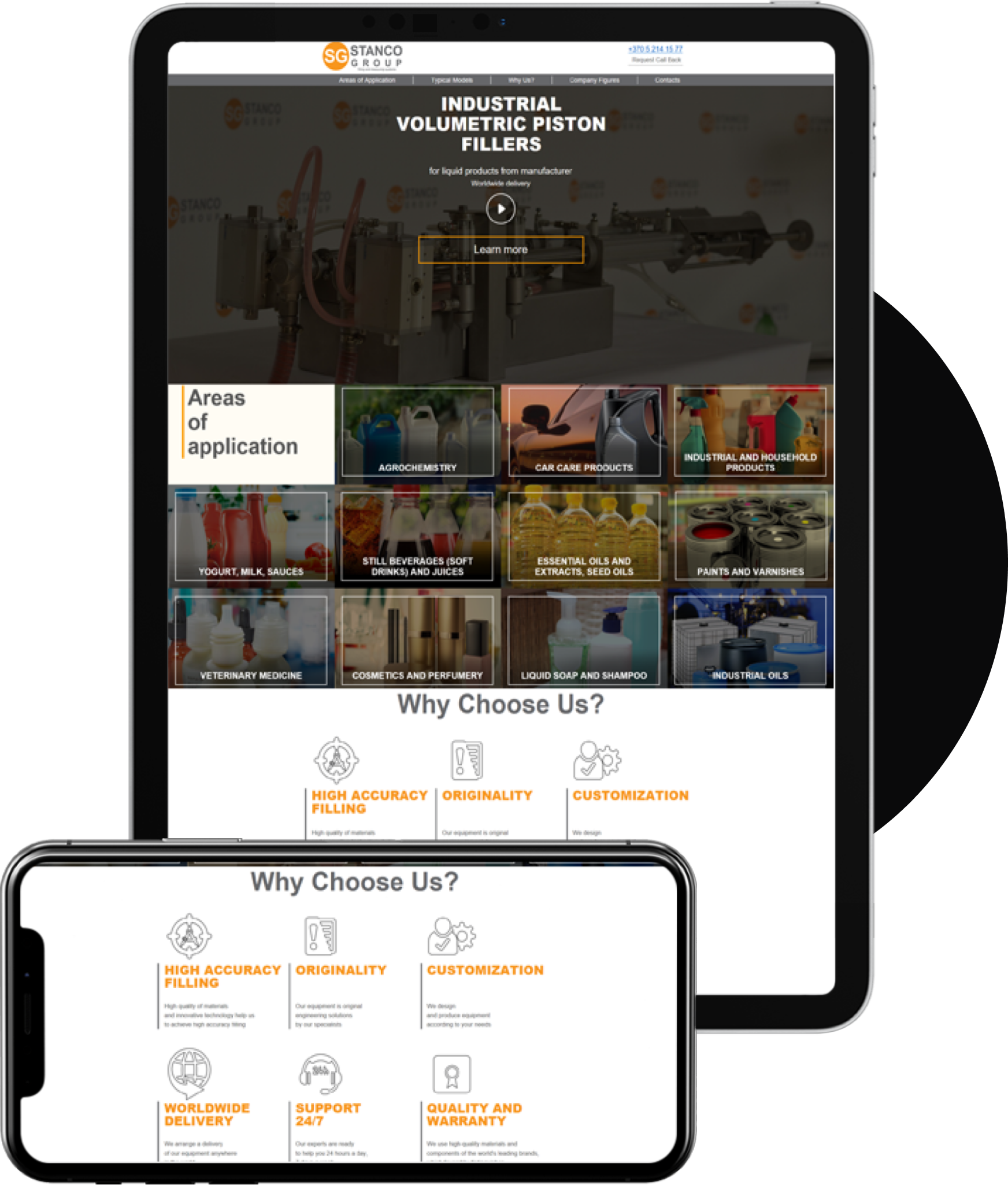 Redesign of the Manufactures Website