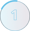 One in circle