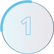number one in a circle