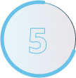 Five in circle